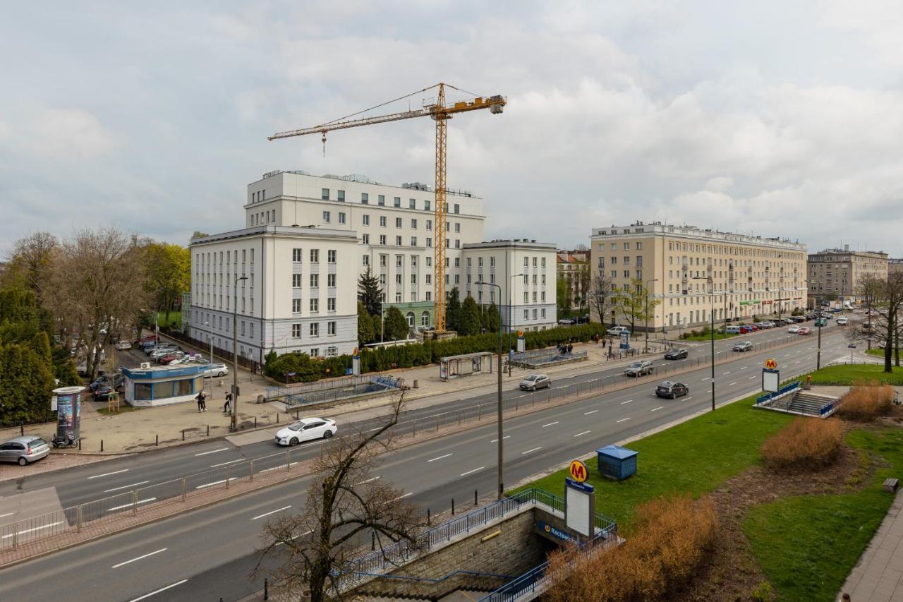 Metro Raclawicka Cozy Studio Apartment By Noclegi Renters Warschau Exterior foto